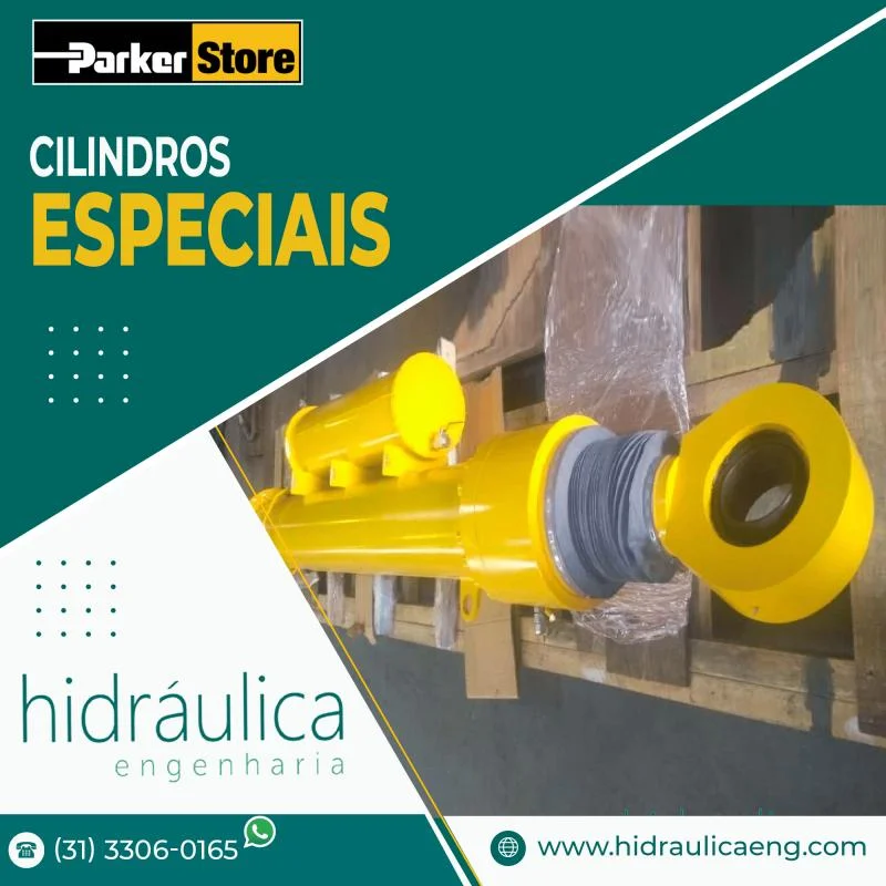 Cilindro hidráulico para prensa no Espírito Santo